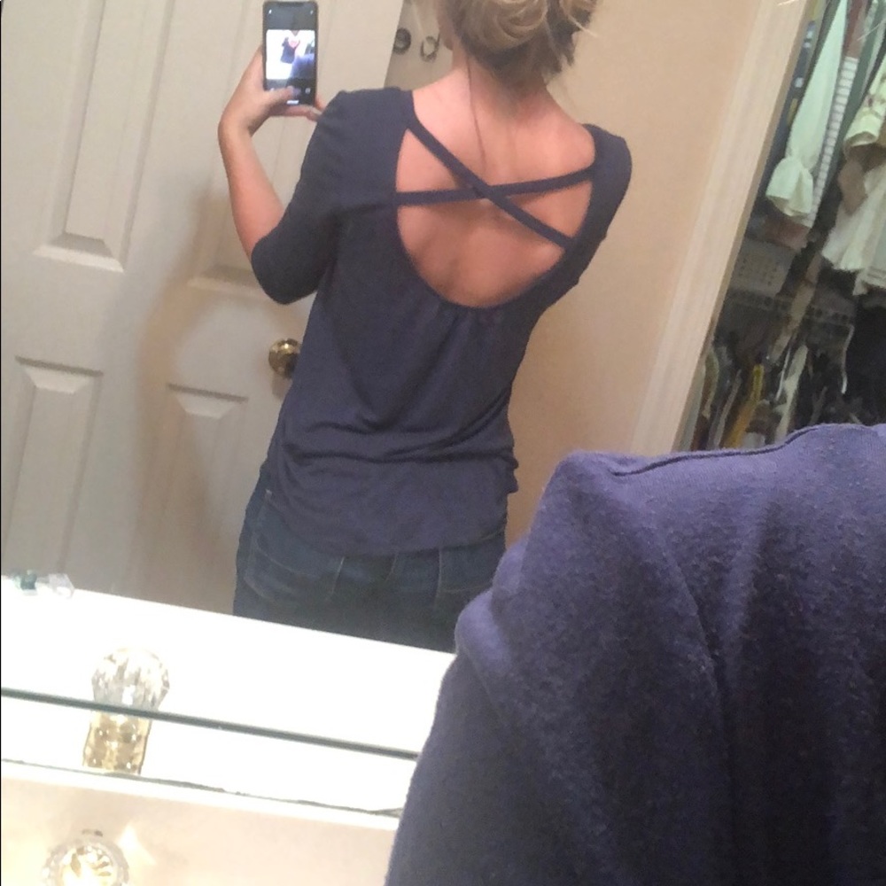 Navy blue shirt